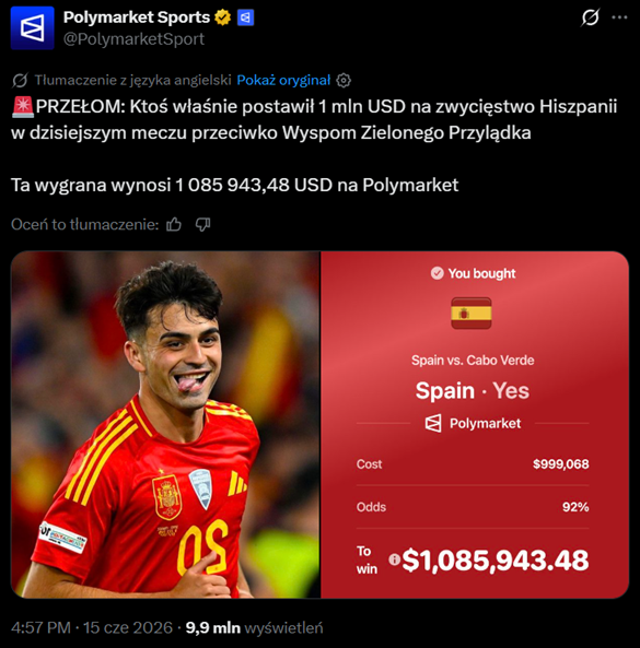 HIT! Kibic POSTAWIŁ NA WYGRANĄ Hiszpanii TAKĄ fortunę i...